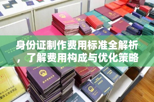 鱼峰身份证制作费用标准全解析，了解费用构成与优化策略
